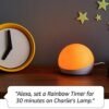 Echo Glow – Multicolor smart lamp, Works with…