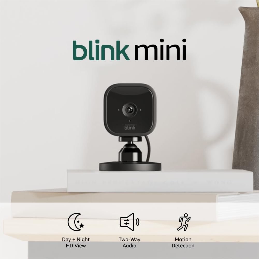 Blink Mini - Compact indoor plug-in smart...