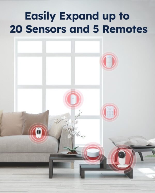 WiFi Door Alarm System, Wireless DIY Smart…