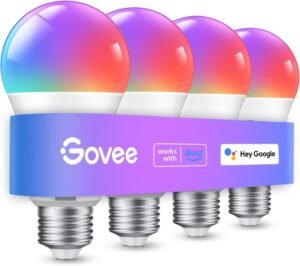 Govee Smart Light Bulbs, Color Changing Light...