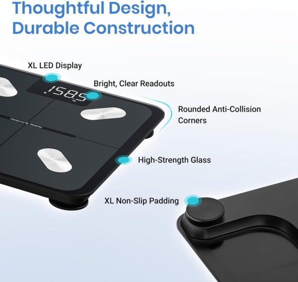 Etekcity Smart Scale for Body Weight FSA HSA…