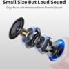 Bobtot Portable Bluetooth Speakers with Strap…