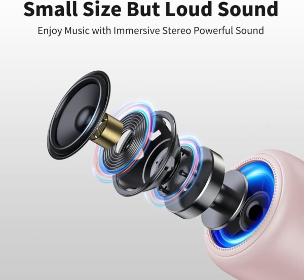 Bobtot Portable Bluetooth Speakers with Strap…