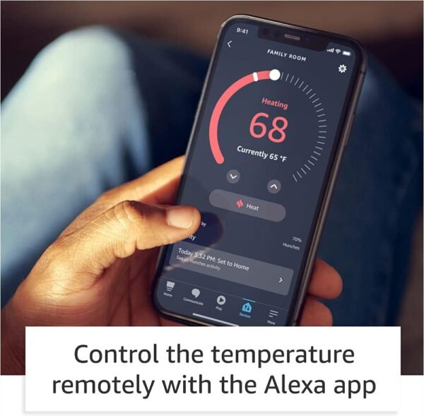 Amazon Smart Thermostat  Save money and energy…
