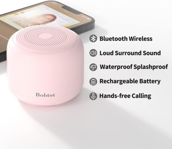 Bobtot Portable Bluetooth Speakers with Strap…