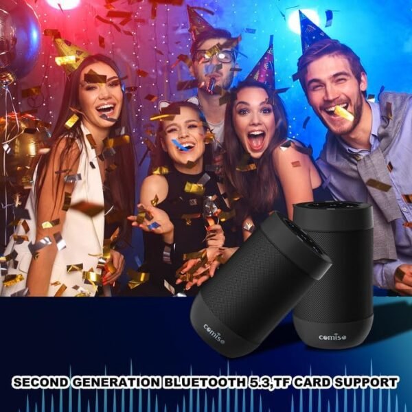 comiso Bluetooth Speaker,5.3 Bluetooth…