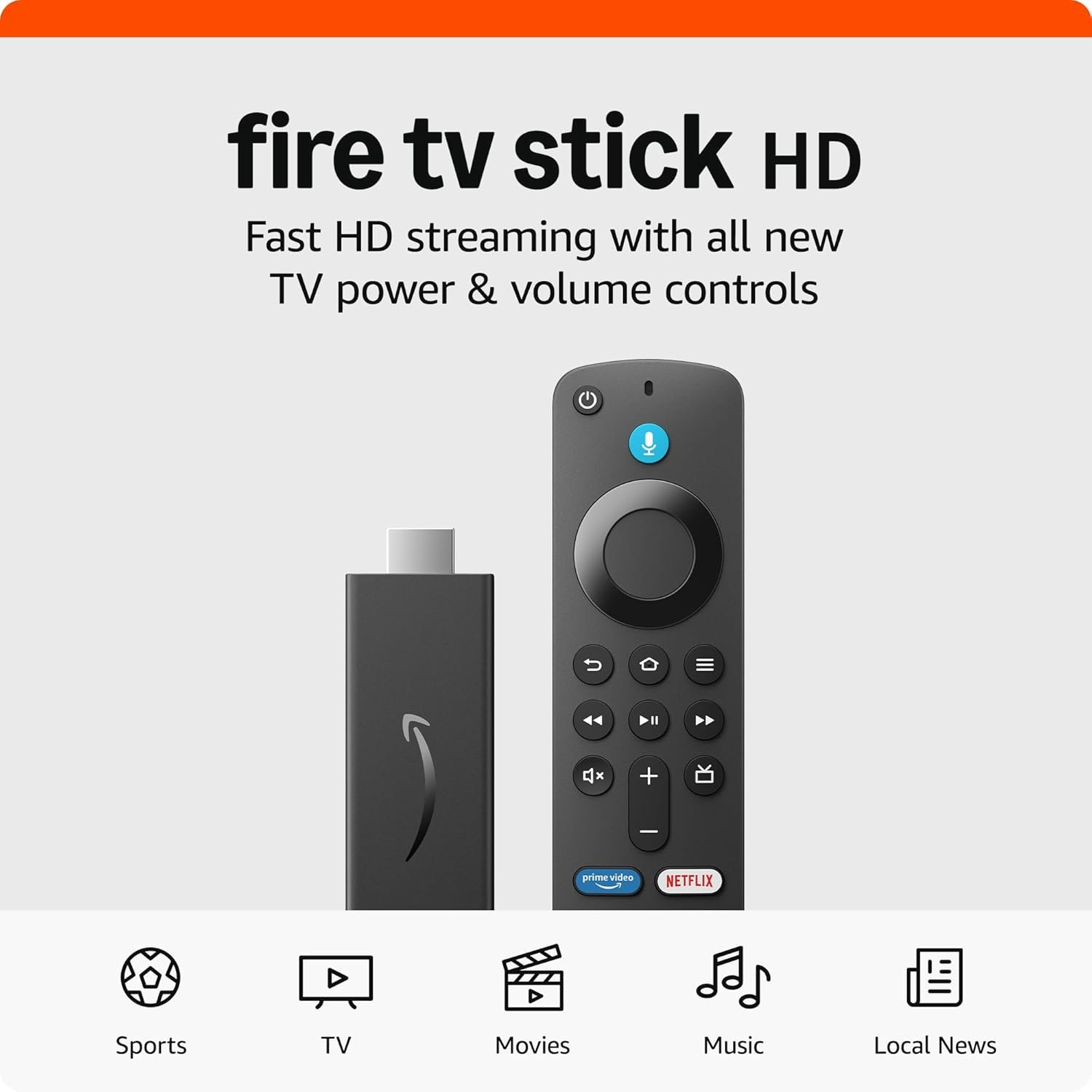 Amazon Fire TV Stick HD (newest model), free... Amazon Fire TV Stick HD (newest model), free...