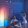 Govee RGBIC Floor Lamp, LED Corner Lamp Works…