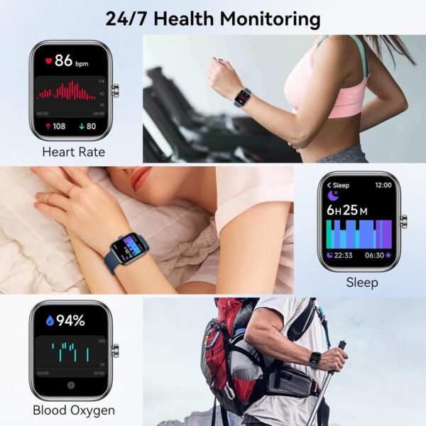 Smart Watch for Men Women, Alexa Built-in…
