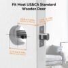 Video Smart Lock with Doorbell, 6 in 1 Keyless…