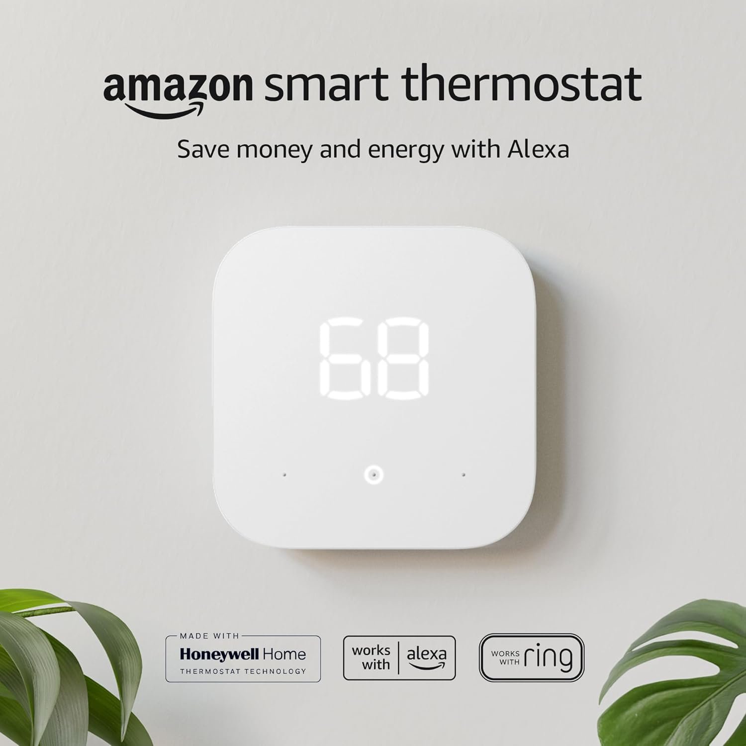 Amazon Smart Thermostat Save money and energy... Amazon Smart Thermostat Save money and energy...