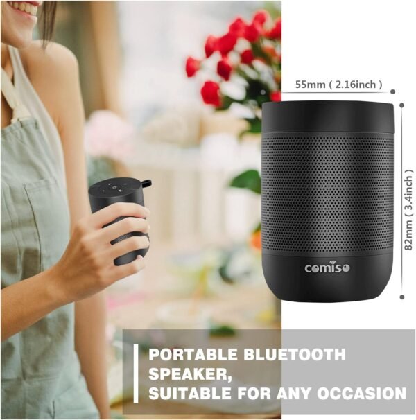 comiso Bluetooth Speaker,5.3 Bluetooth…