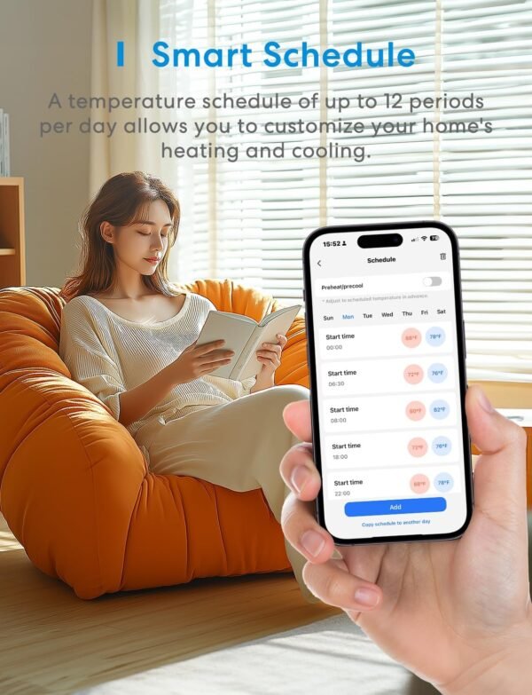 meross Smart Thermostat for Home, WiFi…