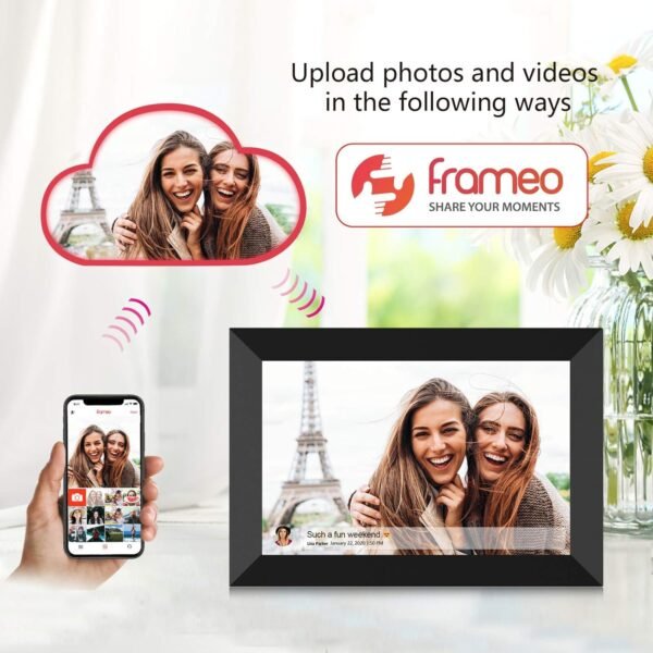 32GB FRAMEO 10.1 Inch Smart WiFi Digital Photo…