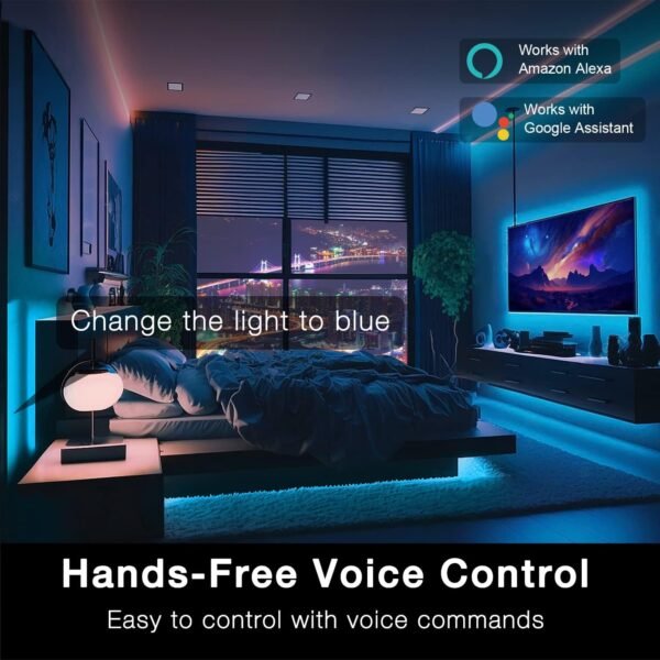 DAYBETTER Smart WiFi Led Lights 100ft, Tuya…