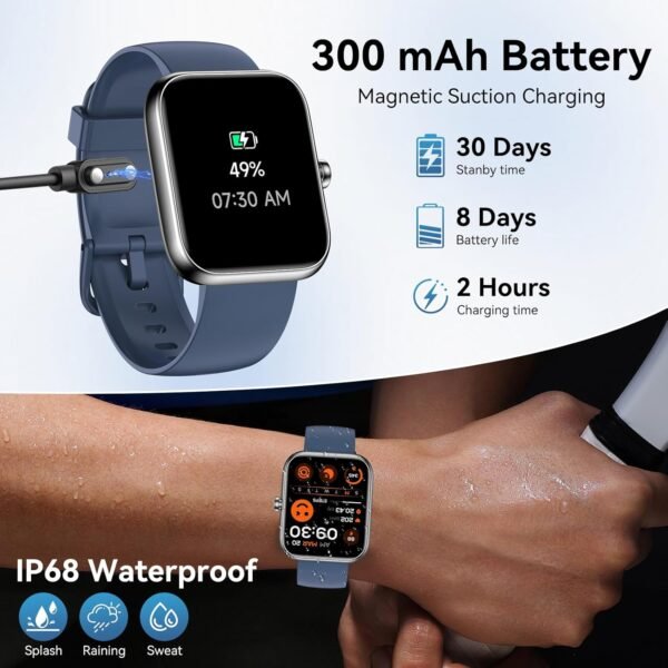 Smart Watch for Men Women, Alexa Built-in…