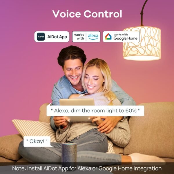 Linkind Smart Light Bulbs, Smart Bulb That…