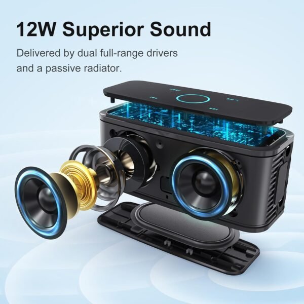 DOSS SoundBox Touch Wireless Bluetooth Speaker…