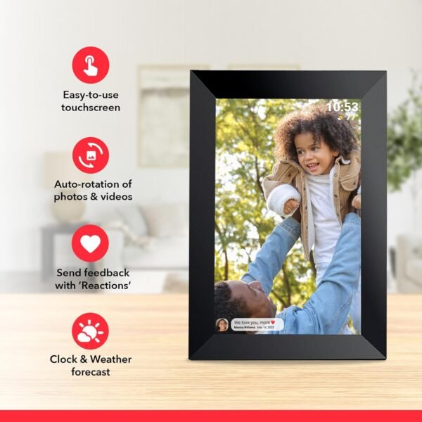 32GB FRAMEO 10.1 Inch Smart WiFi Digital Photo…