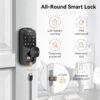 Video Smart Lock with Doorbell, 6 in 1 Keyless…