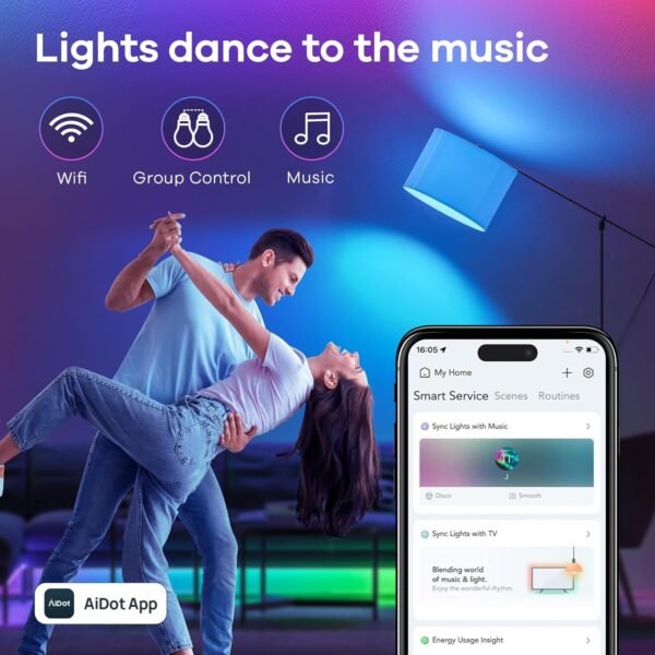 Linkind Smart Light Bulbs, Smart Bulb That…