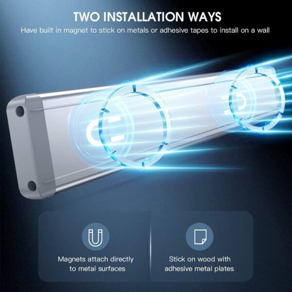 Under Cabinet Lights, 40 LED Rechargeable…