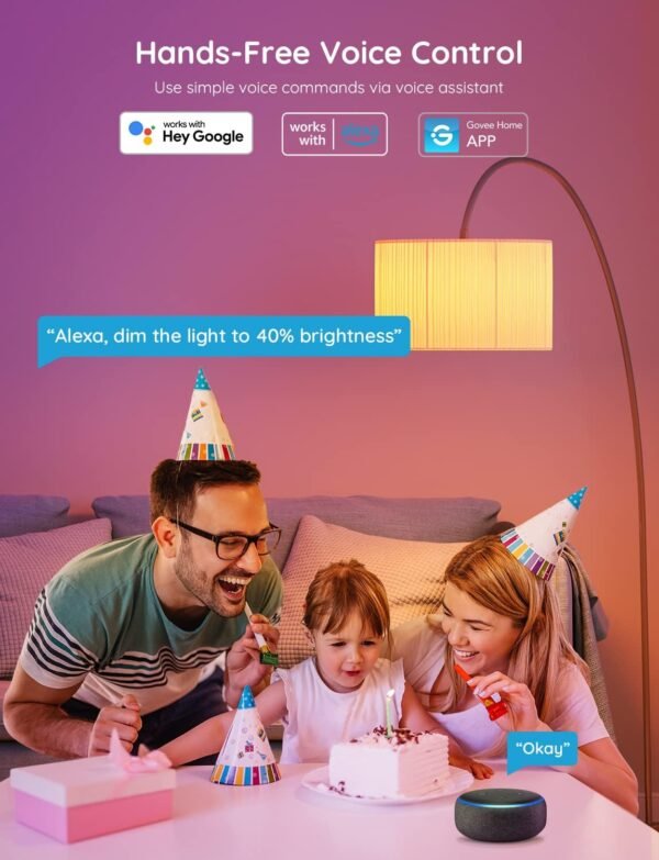 Govee Smart Light Bulbs, Color Changing Light…