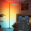 Govee RGBIC Floor Lamp, LED Corner Lamp Works…