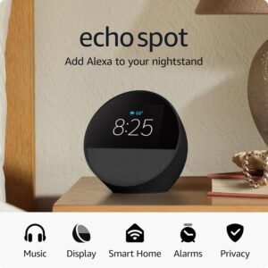 Amazon Echo Spot (newest model), Great for...