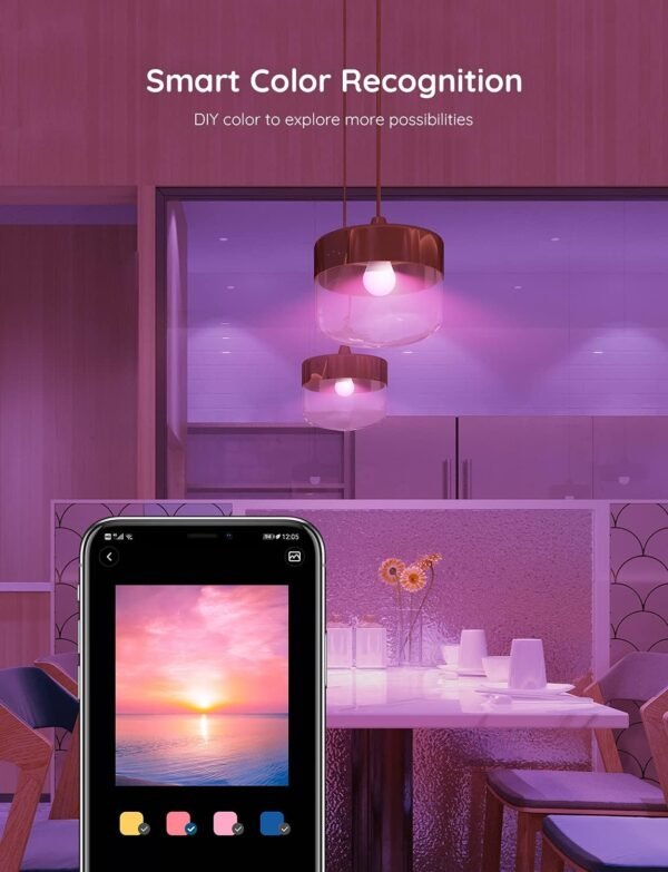 Govee Smart Light Bulbs, Color Changing Light…