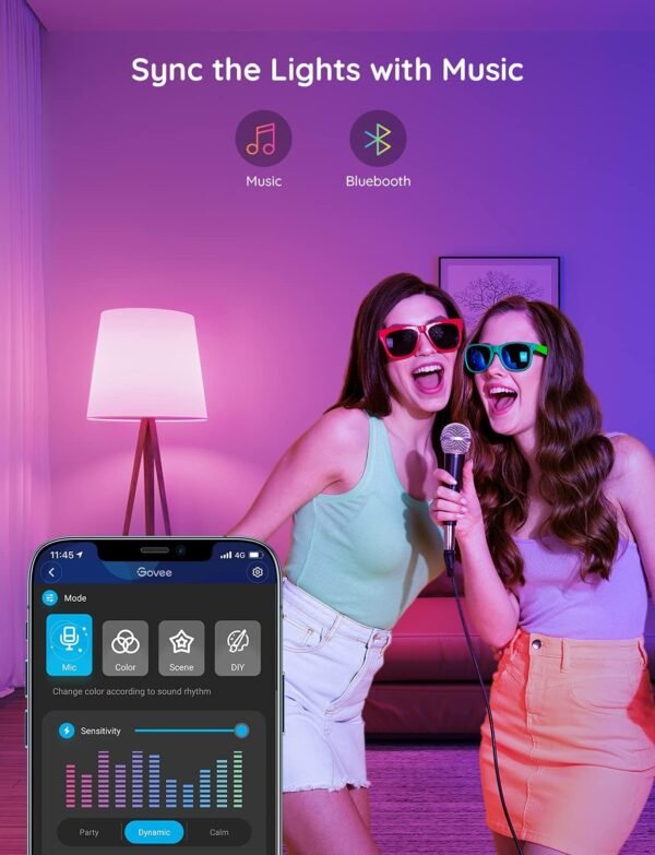 Govee Smart Light Bulbs, Color Changing Light…