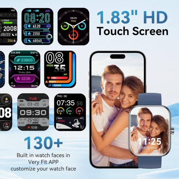 Smart Watch for Men Women, Alexa Built-in…