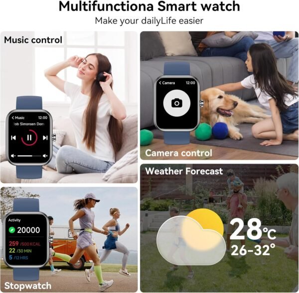 Smart Watch for Men Women, Alexa Built-in…