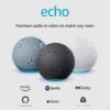 Amazon Echo (newest model), Alexa speaker with...